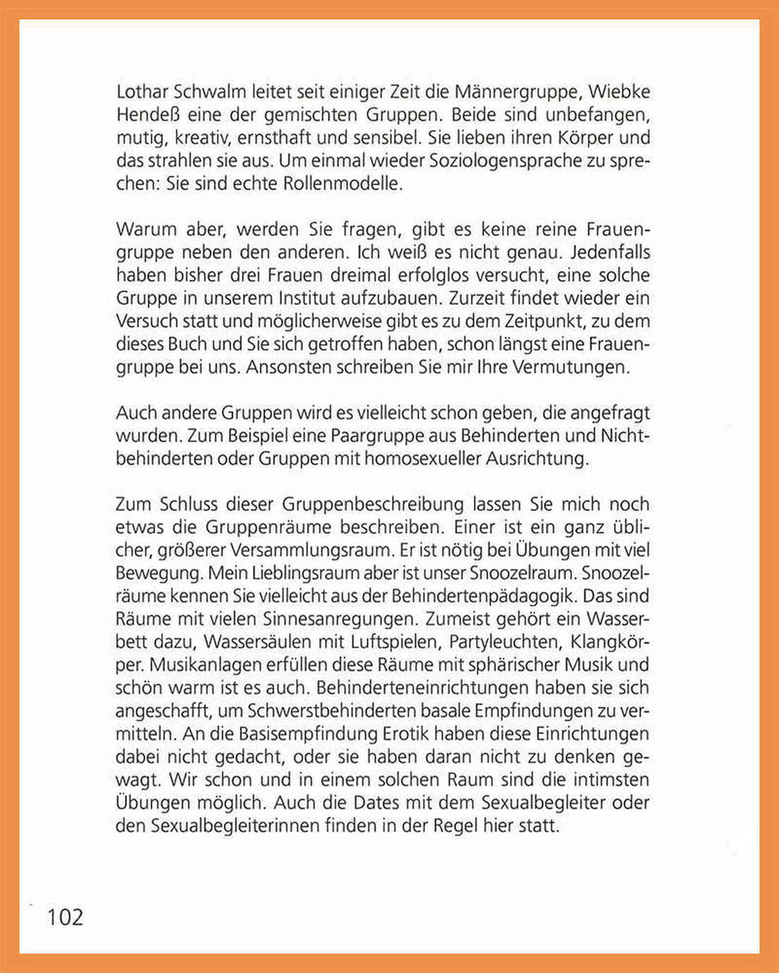 Scan: Hier ist die sechste und letzte Seite des Kapitels mit einem abschließenden Text von Lothar Sandfort zu sehen.