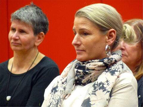 Foto: Meine Bekannte Katja, die mir mit ihrer Anwesenheit eine große Freude bereitete.