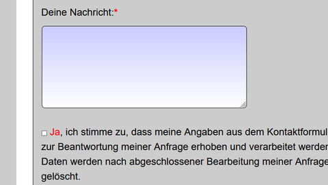 Bildschirmfoto: Hier sind ein Wort und ein Sternchen zur Hervorhebung rot im ansonsten schwarz umgebenden Text markiert.