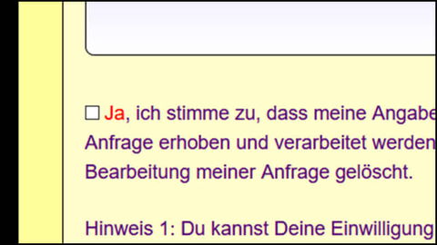 Bildschirmfoto: Hier ist ein Wort zur Hervorhebung rot im ansonsten lila umgebenden Text markiert.