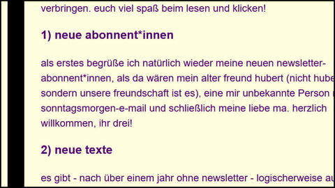 Bildschirmfoto: Die Überschrift h4 ist hier zweimal zu sehen.