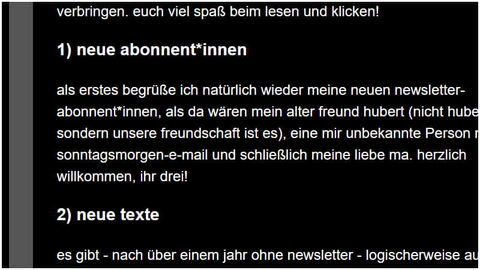 Bildschirmfoto: Die Überschrift h4 ist hier zweimal zu sehen.
