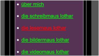 Bildschirmfoto: Der überfahrene Link wird rot und unterstrichen angezeigt.