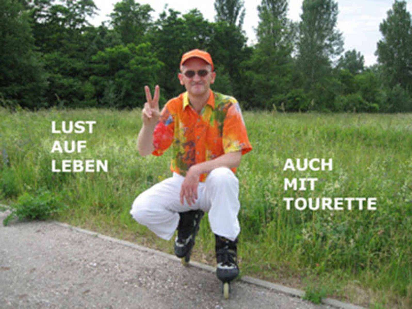 Grafik: Postkarte 12: Lust Auf Leben Auch Mit Tourette.